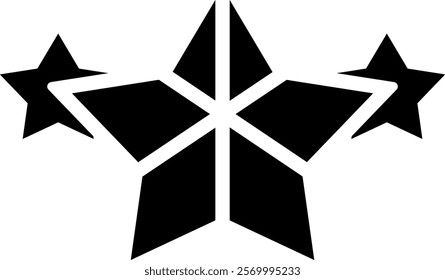 Star Icon Glyph Vector Illustration