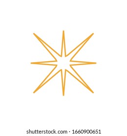 Sternsymbol für Grafikdesign-Projekte