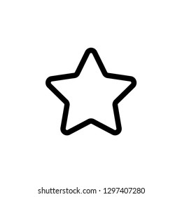 Star icon graphic design template vector isolated