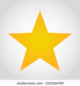 Star icon. Graphic template. Vector illustration