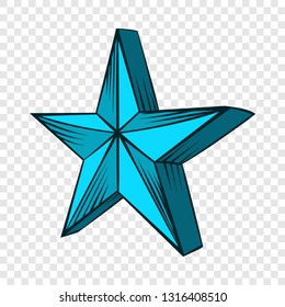 Star Icon in hand drawn style isolated on background for any web design 