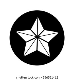 star icon illustration design