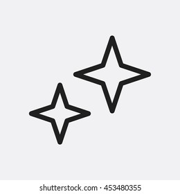 Star icon illustration isolated vector sign symbol