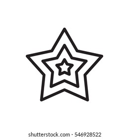 star icon illustration isolated vector sign symbol