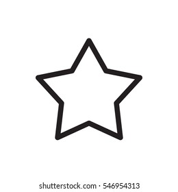 Star icon illustration isolated vector sign symbol