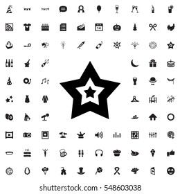 star icon illustration isolated vector sign symbol