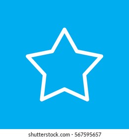 Star icon illustration isolated vector sign symbol
