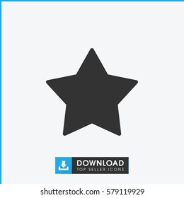 star icon illustration isolated vector sign symbol