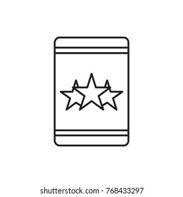 star icon illustration isolated vector sign symbol
