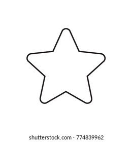 star icon illustration isolated vector sign symbol