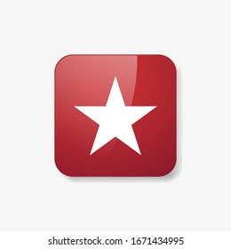 Star icon illustration in trendy style