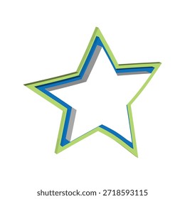 Ícone de estrela ilustração vetor modelo de design