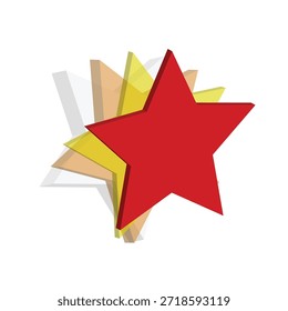 Icono de estrella ilustración Vector diseño Plantilla