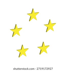 Sternsymbol, Illustration, Vektordesign-Vorlage