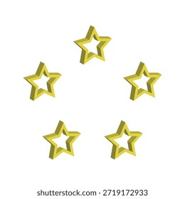 Icono de estrella ilustración Vector diseño Plantilla