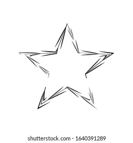 Star icon illustration vector template