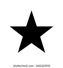 star icon isolated on white background. vector illustration