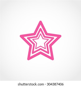 Star Icon Isolated on White Background
