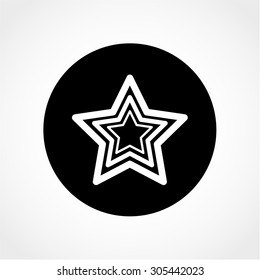 Star Icon Isolated on White Background