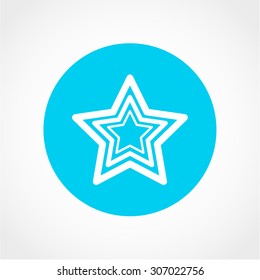 Star Icon Isolated on White Background