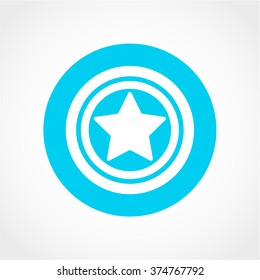 Star Icon Isolated on White Background