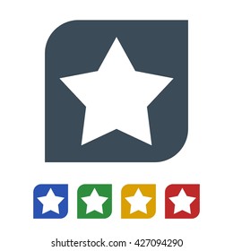 Star icon isolated on white background. vector illustration icon
