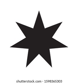 star icon isolated vector illustration