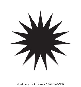 star icon isolated vector illustration