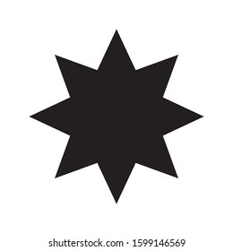 star icon isolated vector illustration
