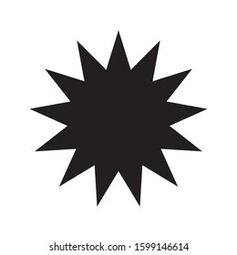 star icon isolated vector illustration