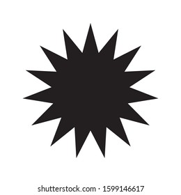 star icon isolated vector illustration