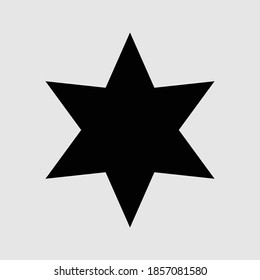 star icon isolated vector illustration