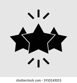 Sternsymbol einzeln auf Vektorgrafik