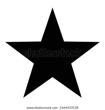 star icon isolated vector illustration