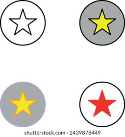 icono de estrella artículos cosa miscelánea