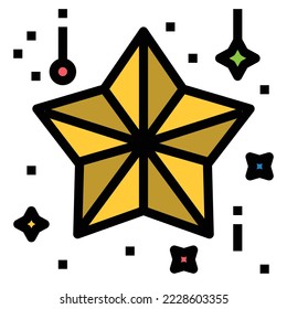 star icon line color .