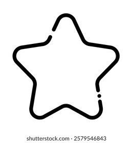 Star Icon in Line Style
