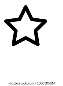 star icon, line web design icons