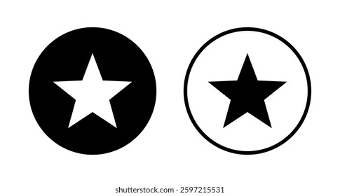 Star icon logo design. rating sign and symbol. favourite star icon