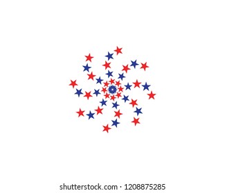 Star icon logo design vector