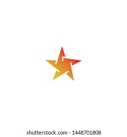 Star icon logo design vector template