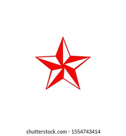 Star icon logo design vector illustration template