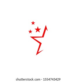 Star icon logo design vector illustration template