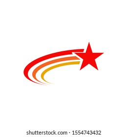 Star icon logo design vector illustration template