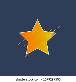 star icon logo design vector