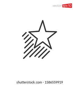 Star Icon and Logo Design Vector