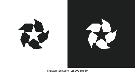 Star Icon Logo Design Vector