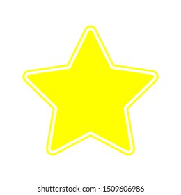 star icon. Logo element illustration.star symbol design. colored collection. star concept. Can be used in web and mobile