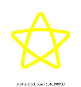 star icon. Logo element illustration.star symbol design. colored collection. star concept. Can be used in web and mobile