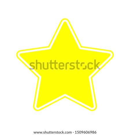 star icon. Logo element illustration.star symbol design. colored collection. star concept. Can be used in web and mobile